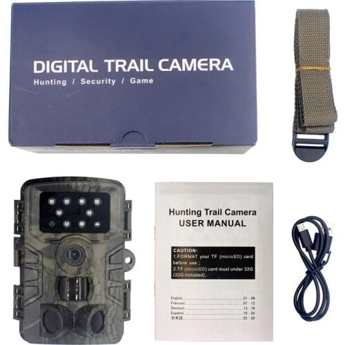 20MP 720P Trail Hunting Camera Wildcamera Wild Surveillance Night Version Wildlife Scouting Cameras Photo Traps Track