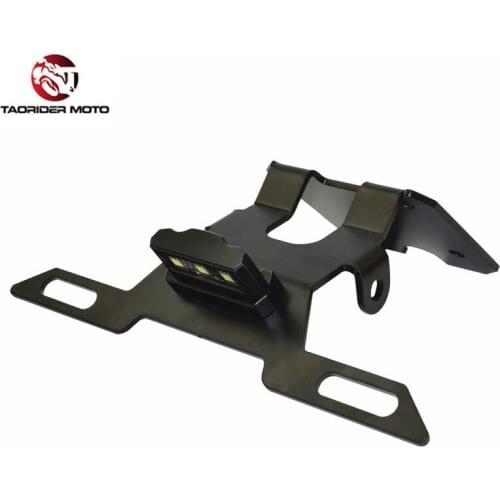 License Plate Holder Bracket Kit For Yamaha YZF R15 V3 V3.0 VVA 2017 2018 2019 2020 Tail Tidy Fender Eliminator with LED Light