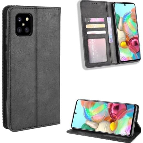 For Samsung Galaxy Note 10 Lite PU Leather Wallet Magnetic Adsorption Case For Samsung Note 10Lite N770F SM-N770F Phone Bags