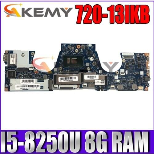 FOR Lenovo YOGA 720-13IKB 81C3 Laptop Motherboard CPU I5-8250U RAM 8GB FRU 5B20Q10907 DDR4 CIZY3 LA-E551P Tested work OK