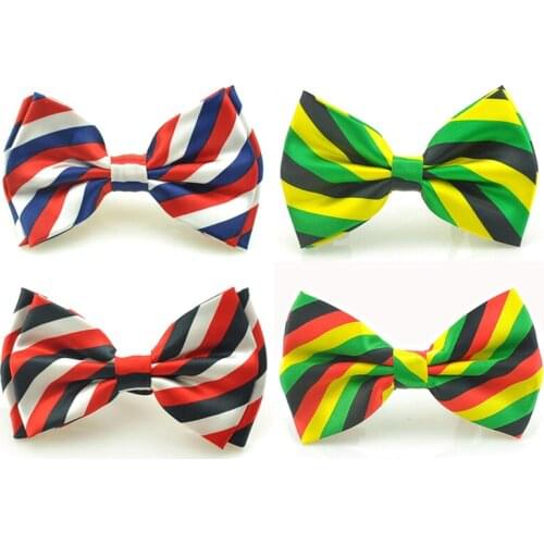 4 Colors "Blue White Black Netherlands" Design Mix Bow tie for Men Mens Unisex Tuxedo Formal Dress Cravat Butterfly Knot Gift