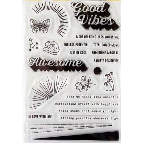 Word Clear Silicone Stamps for DIY Scrapbooking/Card Making/Kids Christmas Decoration Supplies Popular A2668
