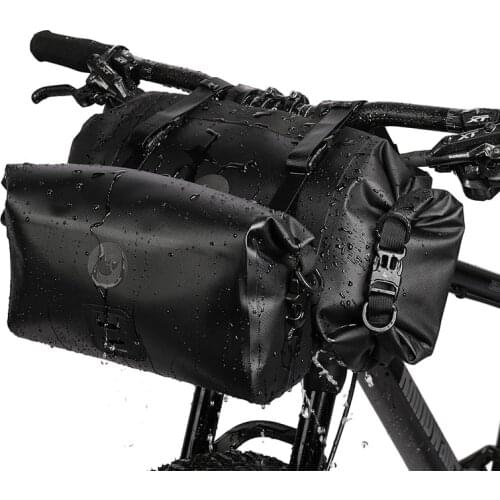 Rhinowalk Handlebar Bag Waterproof Portable Bicycle Front Bags Shoulder Bag MTB Front Frame Trunk Pannier Bike Accessorie 4+8L