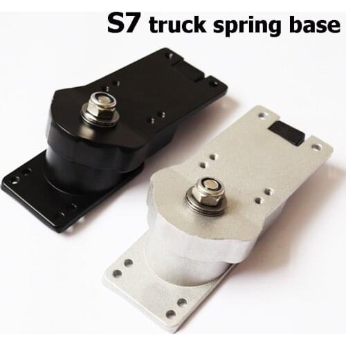 S7 Surf Skate Truck Seperate Spring Base Aluminium Alloy Land Carving Pumping Rotatable Spring Bracket Base DIY Skateboard Parts