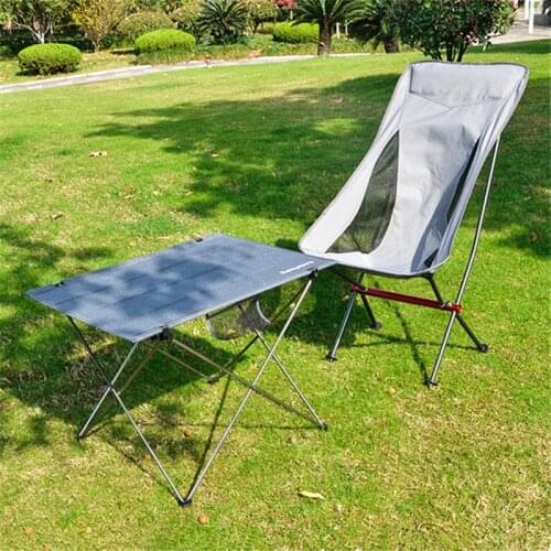 Portable Folding Moon Chair Outdoor Travel High Load Garden Hiking Picnic Seat Folding Camping Chairs for Beach Picnic