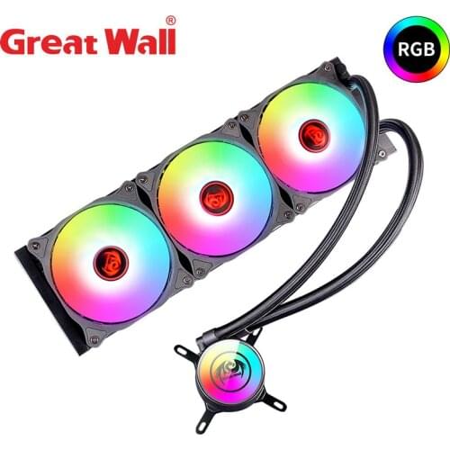 Great Wall Water CPU Cooler Liquid RGB AURA SYNC for Intel LGA 1150 1151 1155 2011 AM4 Cooler ARGB Water Cooling for PC