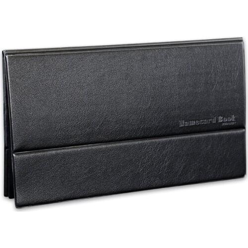 1pcs Business Office Supplies Card Holder Leather Business Card Holder Business Card Bag Large Capacity Business Card Book