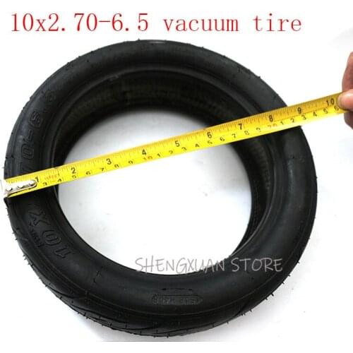 10 inch Vacuum Tires 10x2.70-6.5 Tubeless Tire Vacuum tyres fits Electric Scooter Balanced for many size like it 10*2.70-6.5
