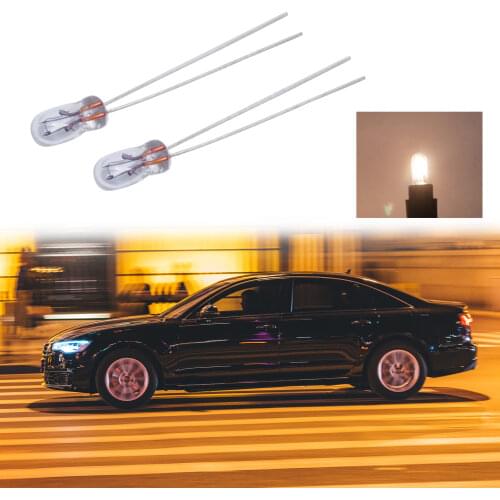 10 pcs T3 car dashboard light 12V-14V instrument automobile door Wedge Gauge reading lamp bulb Car Styling