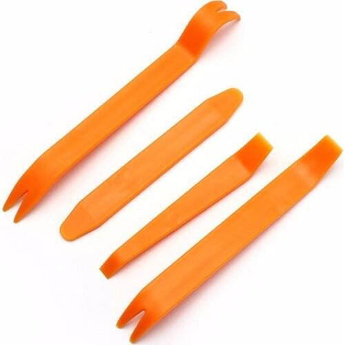 4PCS Auto Door Clip Panel Trim Removal Tool Kits Navigation Disassembly Seesaw Car Interior Plastic Seesaw Conversion Tool