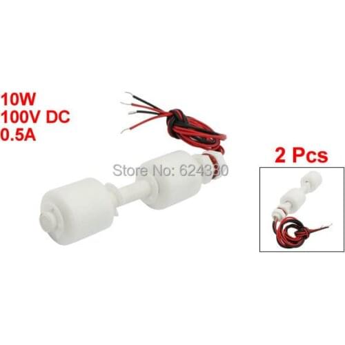 Fish Tank Pool Aquarium Liquid Water Level Sensor P.P Double Ball Float Switch Discount x 2 Pcs / Lot