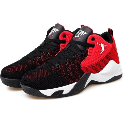 2021 New Black gold Platform Basketball Shoes Men Non-slip Bounce High Boots Basket Outdoor Breathable Sneakers Basketball Men