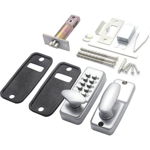 Digital Push Button Door Lock Key Pad Code Combination Access Mechanical Keyless Password Home Shop Office Safe