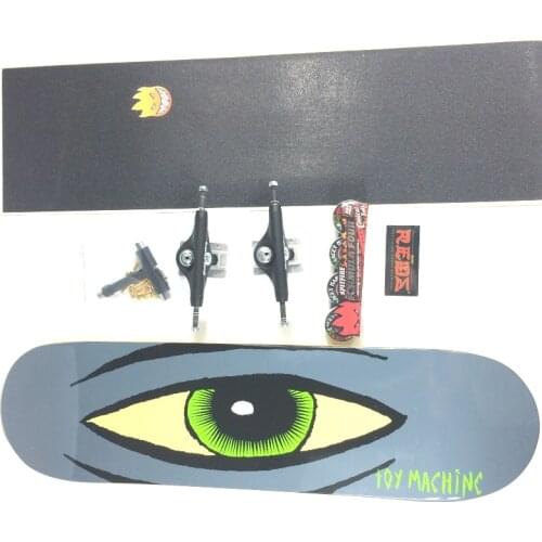 Toymachine Skateboard Deck Professional Level Canadian Maple 7.75 8.0 8.125 8.5 inch Multiple Colour Decks Double Rocker