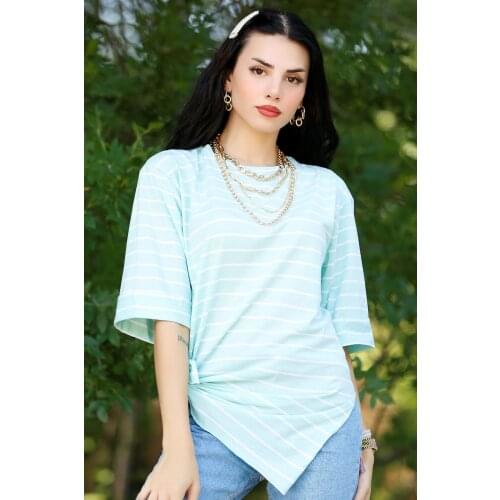 Женские полосатые футболки Haydigiy China At AliExpress