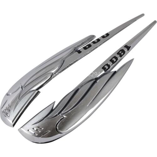 ABS Plastic Chrome Motorcycle Fuel Gas Tank Emblem Badge Decals Decorative Sticker For Honda VTX1800 1800C 1800R 1800S GL1800