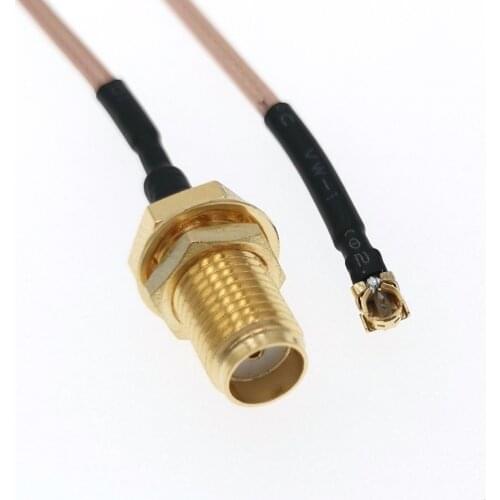 1PC MS156(DIY IPX) TO SMA Female RF RG178 Cable 15CM For LTE Modem Yota LU150
