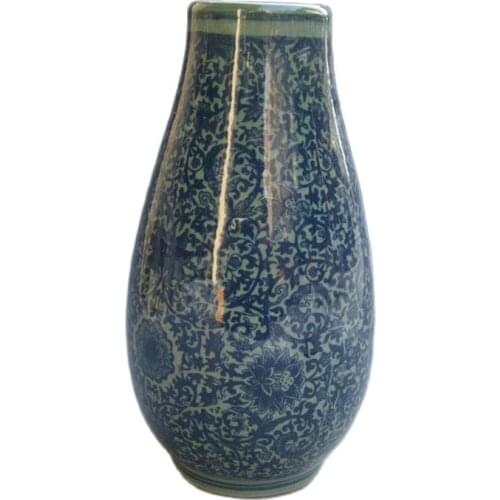 China Old Hand-Painted Blue-And-White Pottery Porcelain Vases
