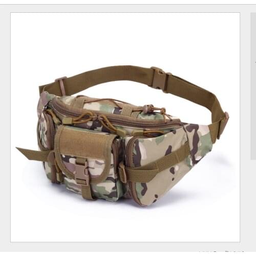 Men Camouflage Tactical Waist Fanny Pack Tactical Military Sport Army Bag Hiking Fishing Hunting Camping Travel Hip Bum Belt