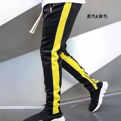 ZOGAA Autumn and winter mens jogging pants fitness leisure slim stretch running sports trousers
