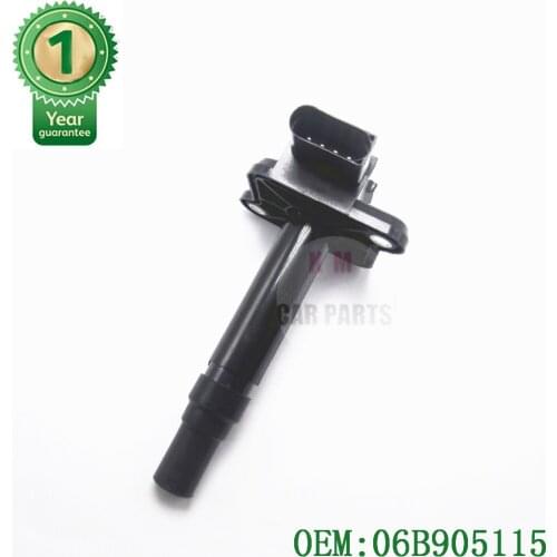 Set 4 Ignition Coi pack For Seat Alhambra Leon Toledo Skoda Octavia FOR VW Golf New Beetle Sharan Audi A3 A6 A8 TT 1.8 06b905115