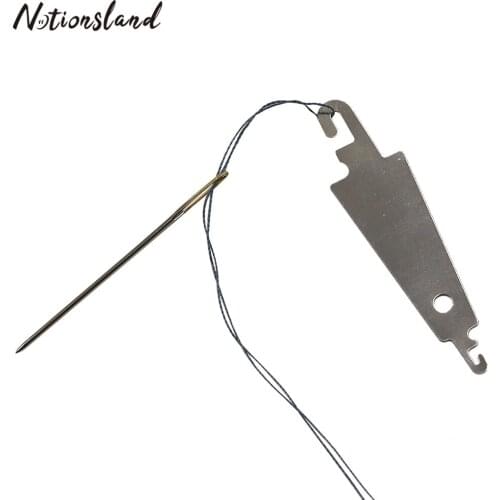 10pcs/set Threader Stainless Steel Cross Stitch Threading Hook Needle Threader for All Needles DIY Sewing Needlework Supplies