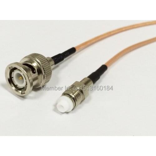 New Modem Coaxial cable BNC Male Plug Connector To FME Female Jack Connector RG316 Cable Pigtail 15CM 6inch Adapter