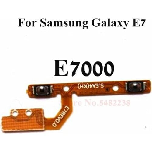 Original Volume Side Button Key Flex Cable For Samsung Galaxy E7 E7000 Audio+- FPC Replacement Parts