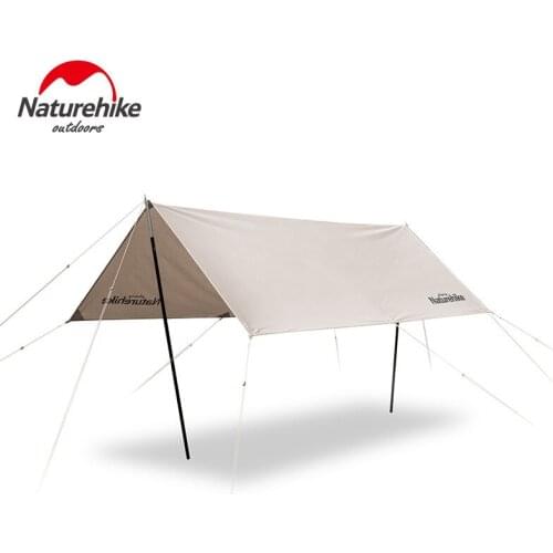 Naturehike Supple Cotton Square Sky Curtain Outdoor Sunscreen Awning Camping Tent Awning Sunshade (Excluding Canopy Pole)