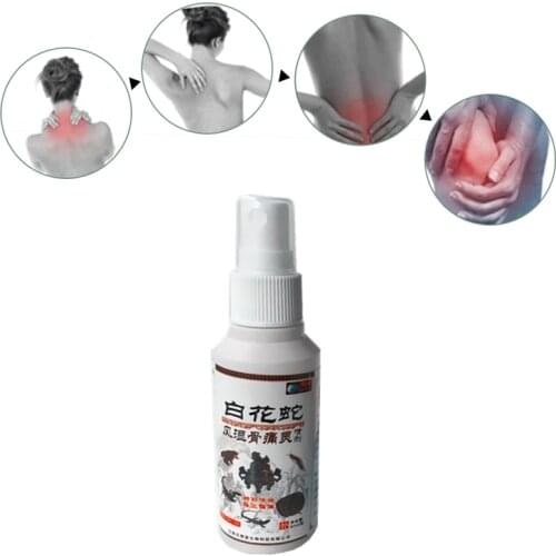Dropship Chinese Medicine Snake Venom Essential Oil Alleviate Pain Hot Feeling Knee Pain Rheumatism Acupuncture Musk Spray 80ml