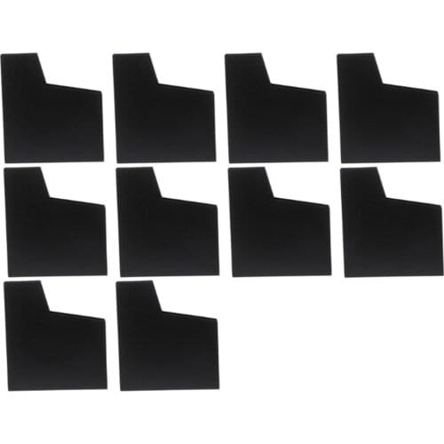 10pcs/lot Dust Protective Case Cover For Nintendo for NES Game Cartridge Dust Sleeve For NES Matte Protectors Covers Black