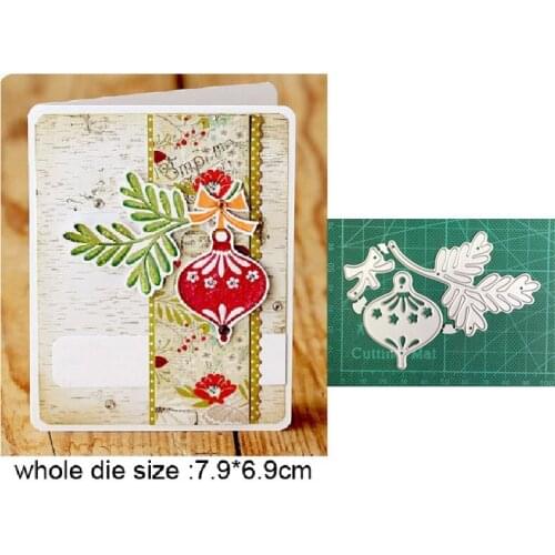 Craft dies Christmas Ornament Leaf Metal Cutting Dies Stencils DIY Scrapbooking dies Album/photo Card Embossing Die Cut New 2020
