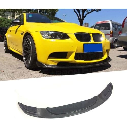 Carbon Fiber&FRP Front Lip Splitters Spoiler for BMW 3 Series E90 E92 E93 M3 2009-2012 HM Style Head Bumper Chin Shovel