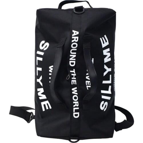 Large Backpack Shoulder Bags Men Hip Street Style Sports Fitness Bag Portable Travel Bag Men Functional Versatile Bags fashion