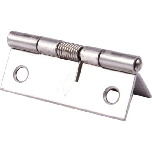 2 Inch Long Stainless Steel Self-Closing Corner Spring Draw Door Hinge