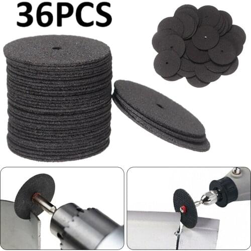 36Pcs 24mm Metal Cutting Disc Grinder Rotary Tool Circular Saw Blade Wheel Cutting Sanding Disc Grinding Wheel Set