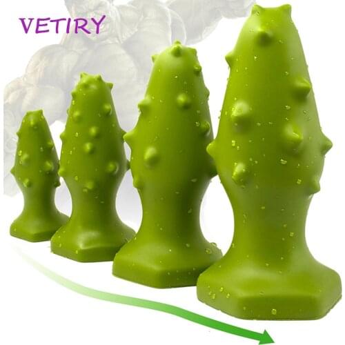 Large Anal Plug Super Soft Anal Beads Anus Expansion Sex Toys for Women Men Prostate Massager Huge Big Dildo Sex Shop S/M/L/XL