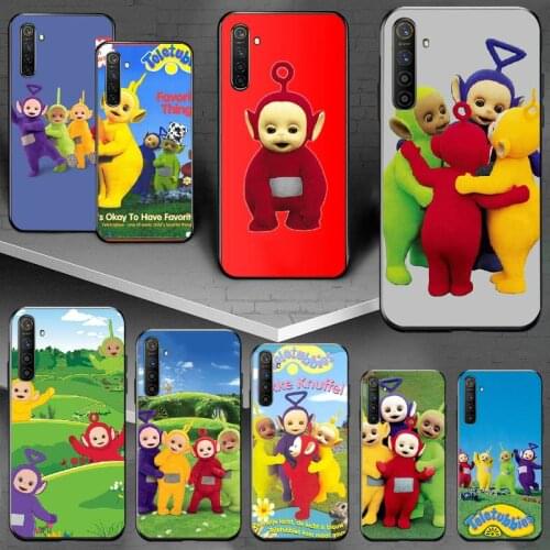 PENGHUWAN Teletubbies Black TPU Soft Phone Case Cover For OPPO Realme 5 3 2 Pro F7 F9 F11 F3 RENO Cover