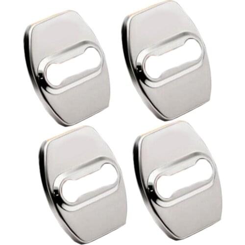 For KIA Sportage R 2010-16/Cadenza 2011-15/Sportage 2016-17 Stainless Steel Car Door Lock Cover Buckle Caps Protector Case Trim