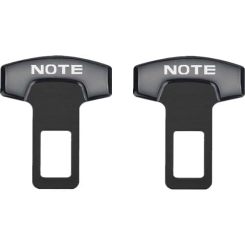 For Nissan NOTE E11 E12 Accessories Car Styling Safety Belt Buckles Real Trucks Car Safty Belt Alarm Canceler Stopper 2pcs