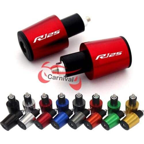ForYAMAHA R125 R 125 YZFR25 YZF-R25 2008, 2009, 2010-2016 Motorcycle CNC Handlebar Grips Bar Ends Handle Bar Sliding Cap