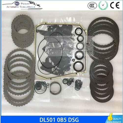 DL501 0B5 Transmission Rebuild Kit Master kit for Audi A4 A5 A6 A7 Q5 7-Speed