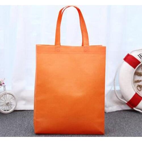 Women Men Reusable Shopping Bag Solid Color Simple Large Folding Tote Grocery Bags Convenient Traveling Storage Handbags