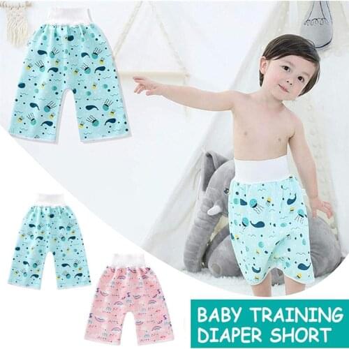Baby Diaper Shorts Reusable Training Shorts Leakproof Absorbent Washable Soft Breathable Diaper Shorts #20