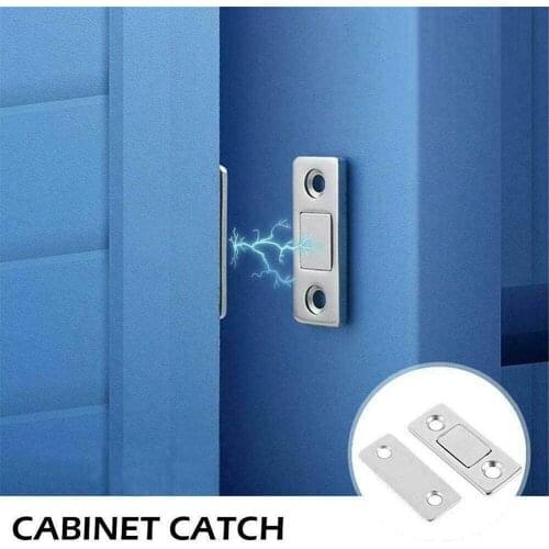 New Magnetic Door Catch Ultra Thin Cabinet Magnets Drawer Magnet Catch for Sliding Door Closer Kitchen Cabinet Closer