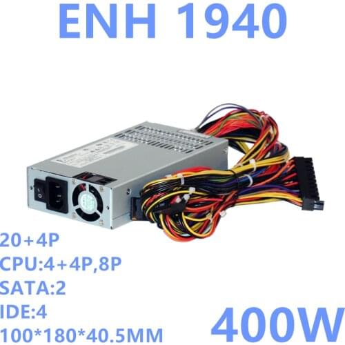 New PSU For Enhance 80plus FLEX NAS 1U 400W Power Supply ENH-1940 HK320-93FP HK250-93FP