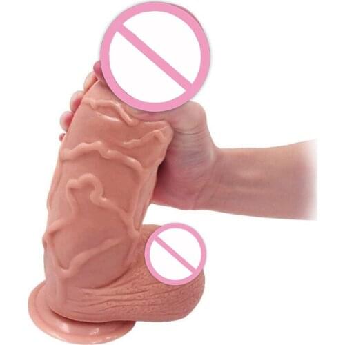 Huge Dildo Sex Toys For Women Soft Big Dick with Suction Cup Dildo For Anal Female Masturbation Strapon Adult Sex toys