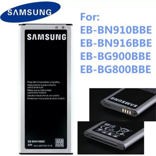 Original Samsung battery for Galaxy note 4 NFC S5 BG900 EB-BN910BBE/ EB-BN916BBE/EB-BG900BBE/EB-BG800BBE S5 mini Battery