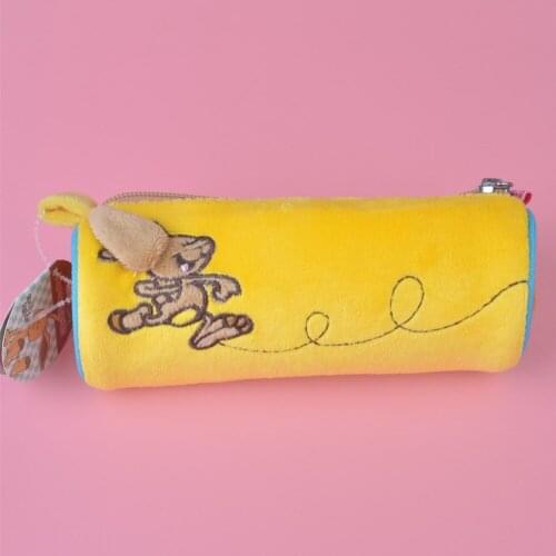 Yellow Color Rabbit Plush Toy Pencil Case, Kids Child Coin Bag Brithday Gift Coin case Make up bag
