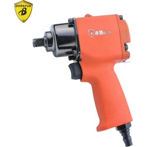 Borntun 1/2" Double-hammer Pneumatic Air Impact Wrench Industrial 2-hammer 12.7mm Car Tyre Repairing Maintenance Machine